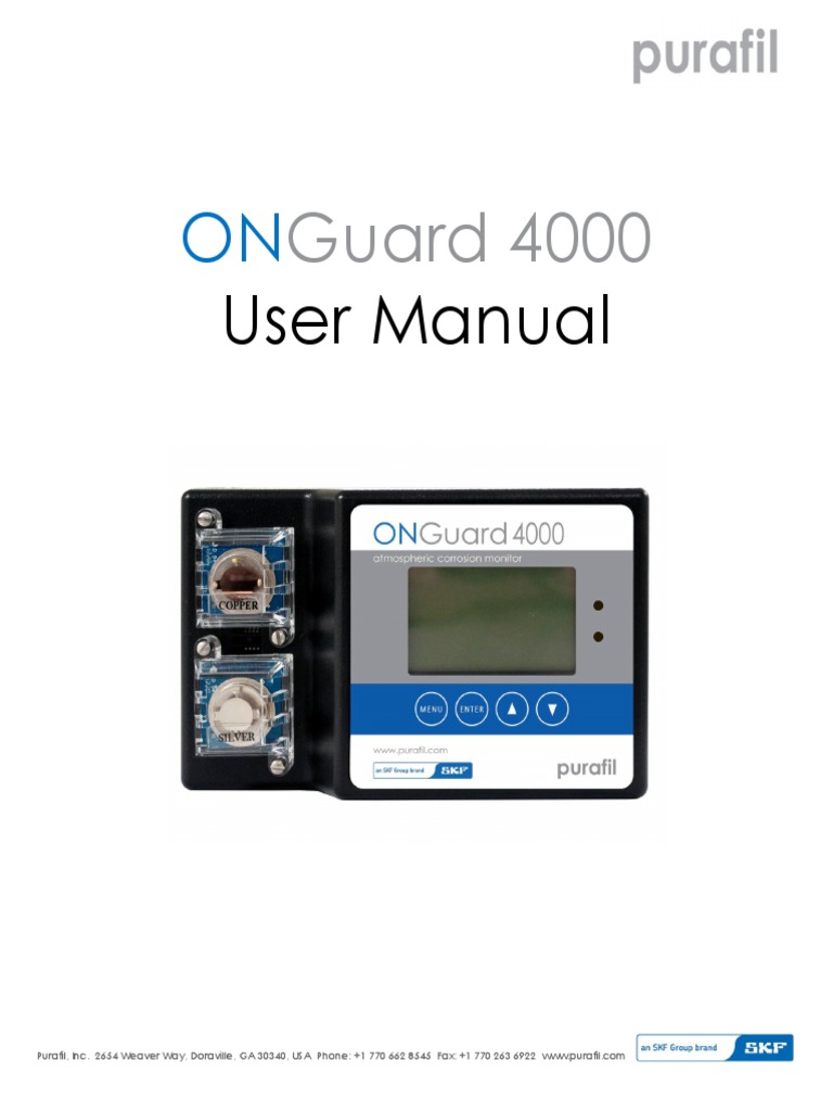 Onguard 4000 User Manual | Corrosion | Password | Free 30-day Trial ...