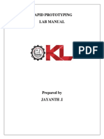 3D Printing Lab Manual