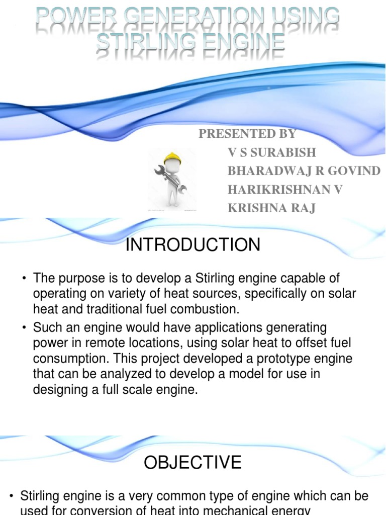 Design and Development of a Prototype Solar-Powered Stirling Engine for ...