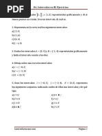 Eso4 Ejercicios De Intervalos Resuelto Pdf