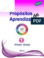 1ro Grado - Proppossitos de Aprendizaje - 2019 PDF