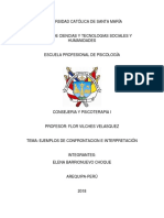 Ejemplos de Confrontacion e Interpretacion - Elena Barrionuevo