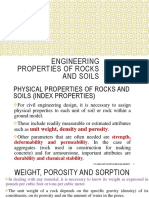 Physical Properties of Rocks and Soils (Index Properties