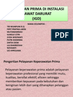 Pelayanan Prima Di Instalasi Gawat Darurat (IGD)