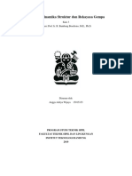 SI - 3213 Dinamika Struktur Dan Rekayasa Gempa: Kuis 3 Dosen: Prof. Ir. R. Bambang Boediono, M.E., PH.D