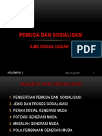 PEMUDA DAN SOSIALISASI (Ilmu Sosial Dasar)