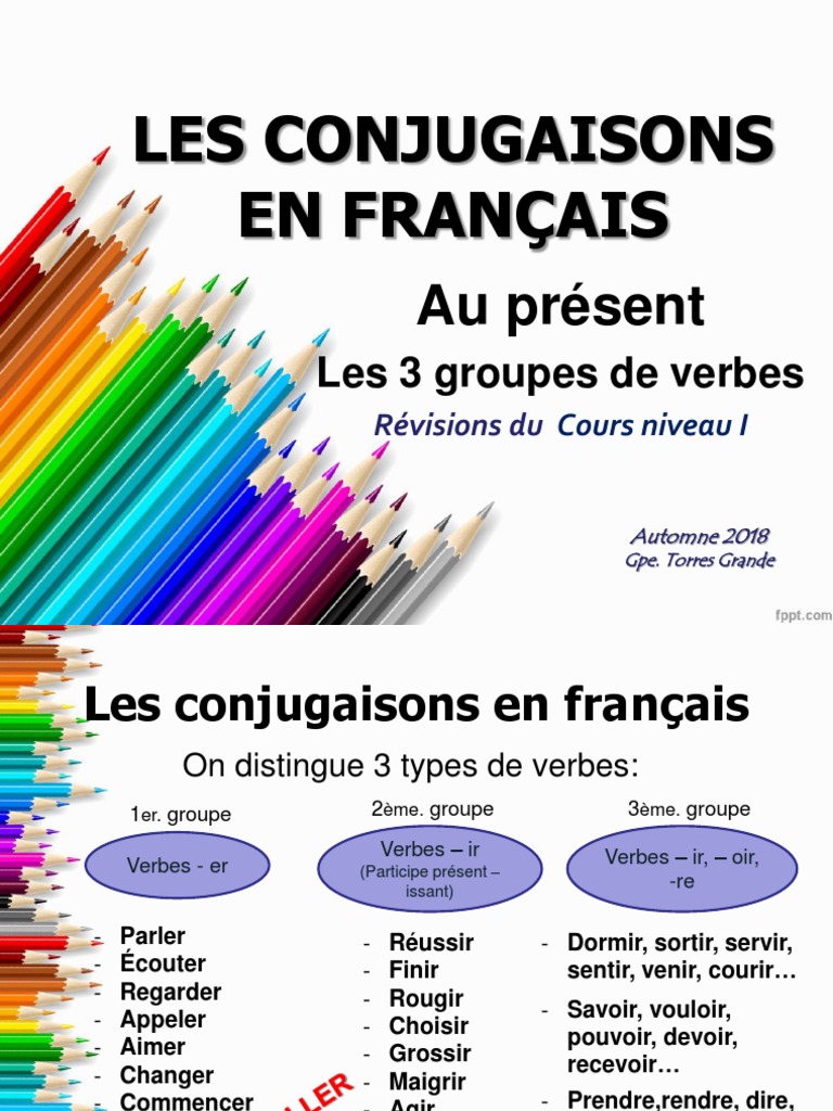 Verbe Servir Au Présent De L indicatif Conjugaison Au Présent FLE | PDF | Verbe | Relations syntaxiques