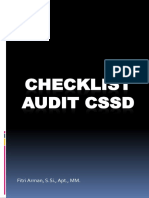 289842432 Checklist Audit Cssd