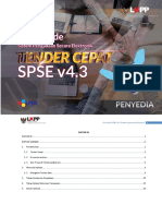 User Guide SPSE 4.3 Tender Cepat Penyedia 15 November 2018 PDF