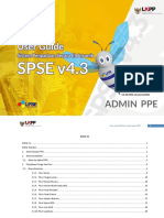 User Guide SPSE 4.3 Admin PPE 15 November 2018 PDF