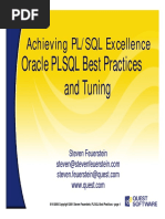 Oracle PLSQL Best Practices and Tuning PDF