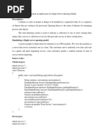 Single Server Queuing Model.docx