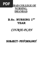 Dhanbad College of Nursing, Dhanbad: B.Sc. Nursing 1 Year