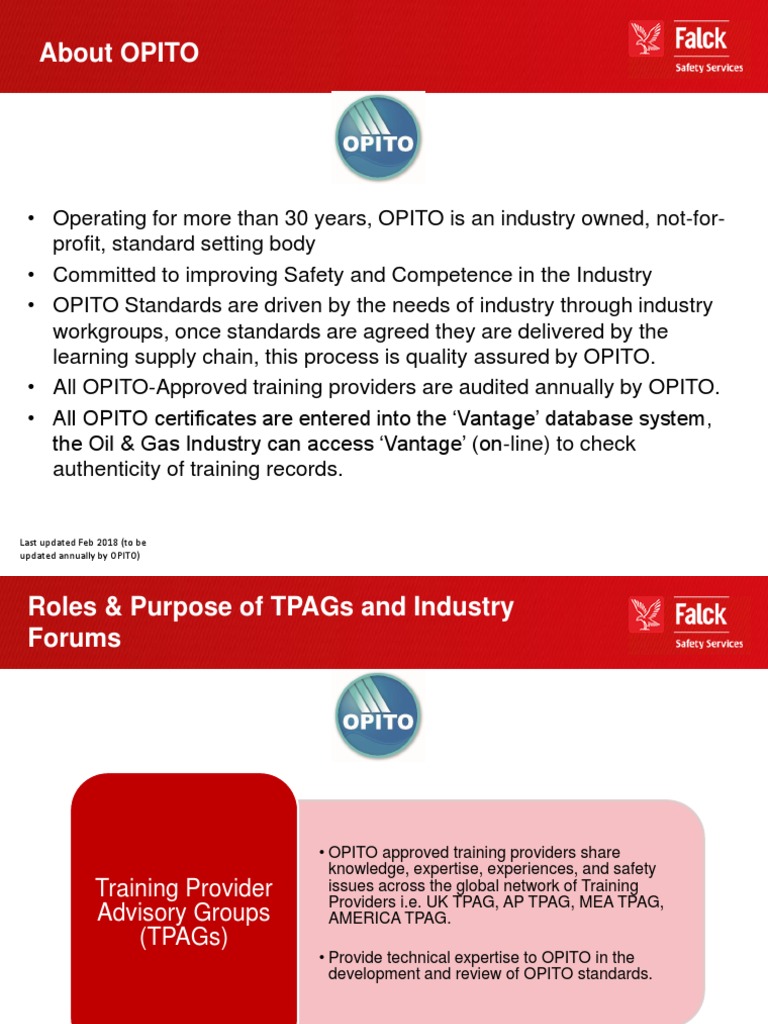Understanding OPITO Vantage Number | PDF | Business