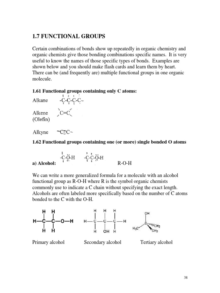Organic Chemistry Functional Groups | PDF | Amine | Ammonium