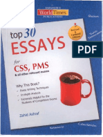 Top 30 Essays by Zahid Ashraf PDF