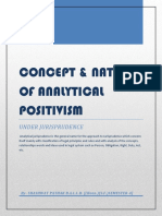 Concept & Nature of Analytical Positivism: Under Jurisprudence