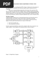 Micro-Programmed Versus Hardwired Control Units The Control Unit