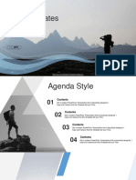 Successful Hiker PowerPoint Templates