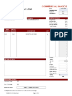 WGL Commericla Invoice