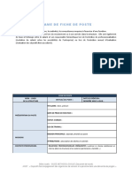 1 - Trame de Fiche de Poste