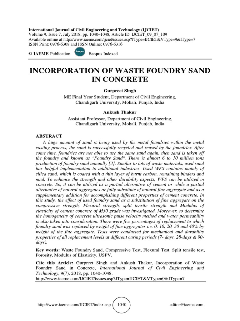 Effects of Partial Replacement of Cement With Marble Dust Powder On
