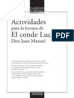CLÁSICOS A MEDIDA16. Actividades. Don Juan Manuel PDF