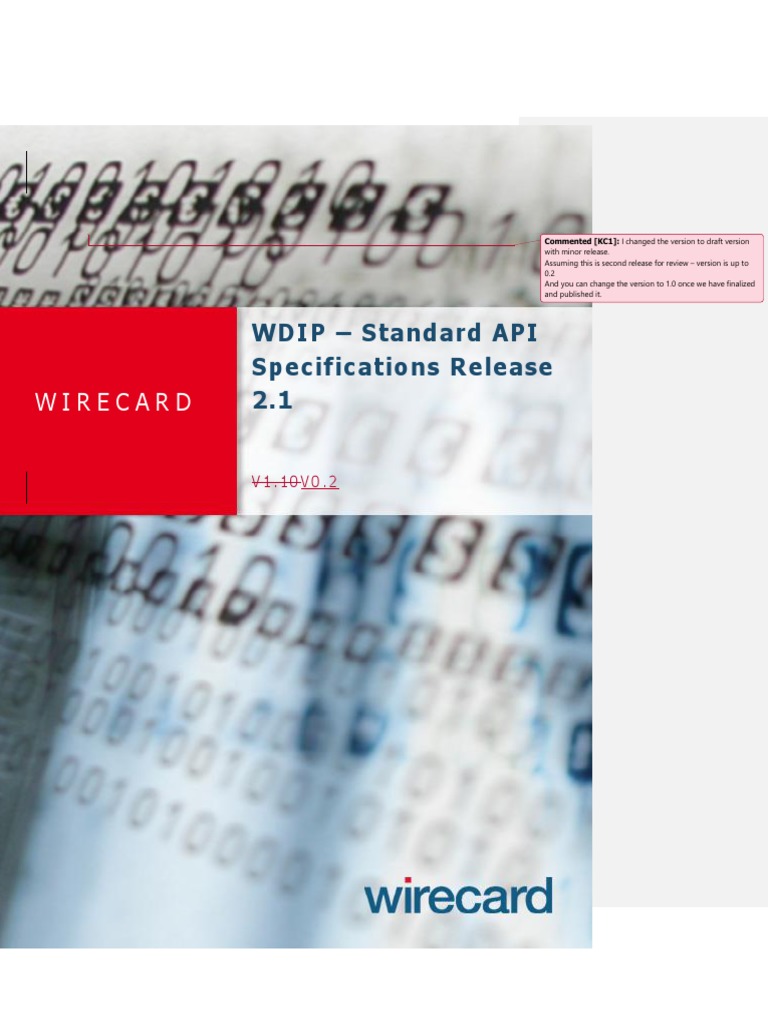 API Specs for Clients & Internal Use | PDF | Credit Card | Application ...