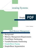 Simple/Basic Paging OS Memory Management