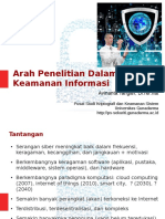 Arah Penelitian Dalam Keamanan Informasi