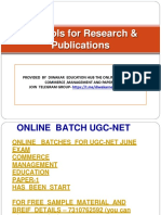 Ict Tools in Reserach - Topic of Research Aptitute Paper-1 Downlaod PDF