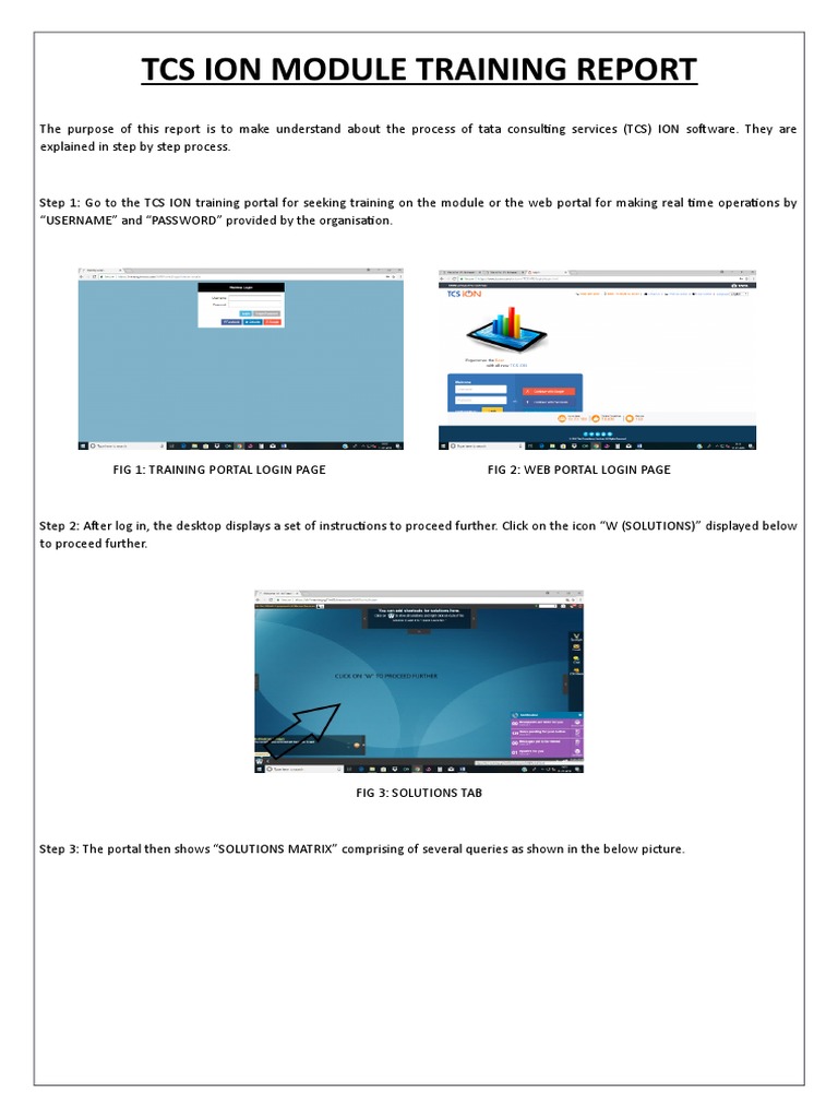TCS ION Training Module Overview | PDF | Software | Computing