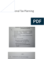 Personal Tax Planning