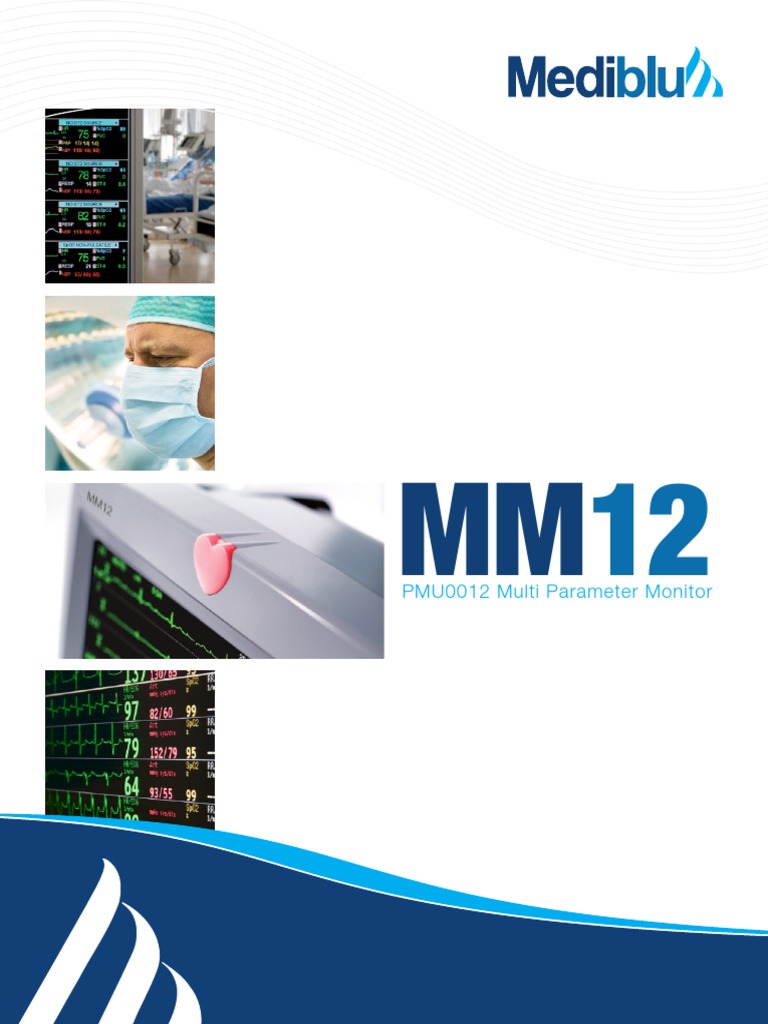 Mm12 v-004 Brochure | PDF | Electrocardiography | Blood Pressure