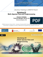 Fluent-Intro 14.5 WS03 Multi Species Postprocessing PDF