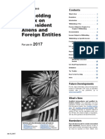 Withholding of Tax On Nonresident Aliens and Foreign Entities