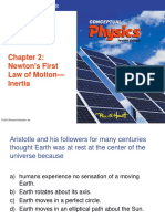 Chapter 2 - Newton's First Law of Motion - Inertia