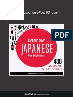 Everyday Japanese For Beginners 400 Actions