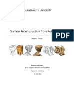 Surface Reconstruction Thesis