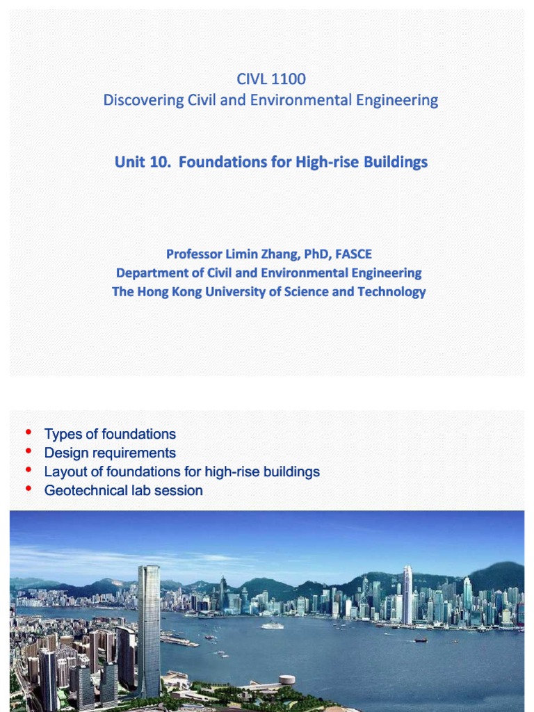 High-Rise Building Foundation Types | PDF | Deep Foundation ...