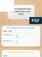 Personalpronomen Im Dativ Und Akkusativ Grammatikubungen 101562