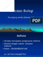 j. Oksidasi Biologi