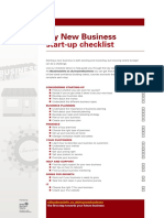 New Business Startup Checklist Guide