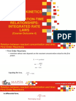 Integrated Rate Laws & Reaction Kinetics