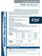 Inconel 625 Ernicrmo-3 Uns n06625