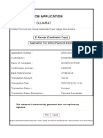 Online Payment Receipt PDF