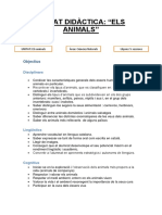 UNITAT DIDÀCTICA Els Animals PDF