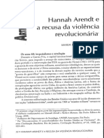 VALLE, M. R. Hannah Arendt e A Recusa Da Violência Revolucionária PDF