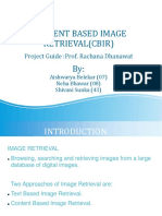 Content Based Image Retrieval (Cbir) By:: Project Guide:Prof. Rachana Dhanawat
