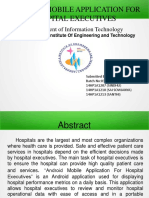 Android Mobile Application For Hospital Executives: Department of Information Technology